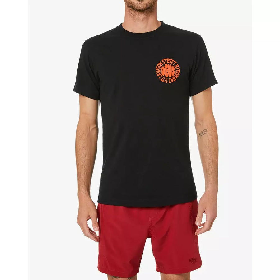 Deus Ex Machina Byron Surf (Regular Fit) Tee - Black