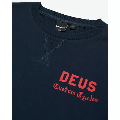 Deus Ex Machina Horsemouth (Regular Fit) Crew - Navy