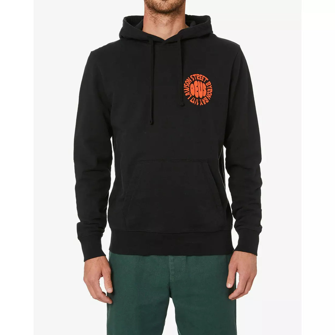 Deus Ex Machina Byron Surf (Regular Fit) Hoodie - Black