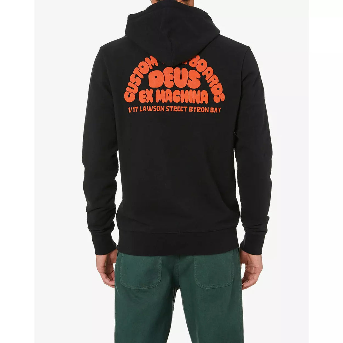 Deus Ex Machina Byron Surf (Regular Fit) Hoodie - Black