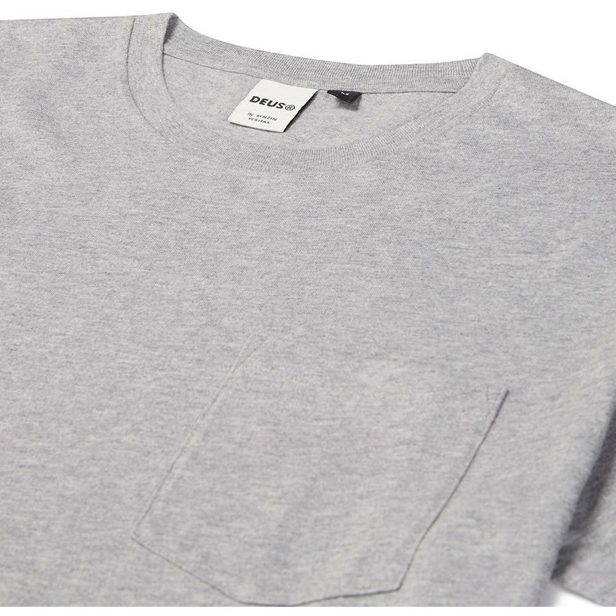 Deus Ex Machina 2 Pack Tees With Pocket - Athletic Grey