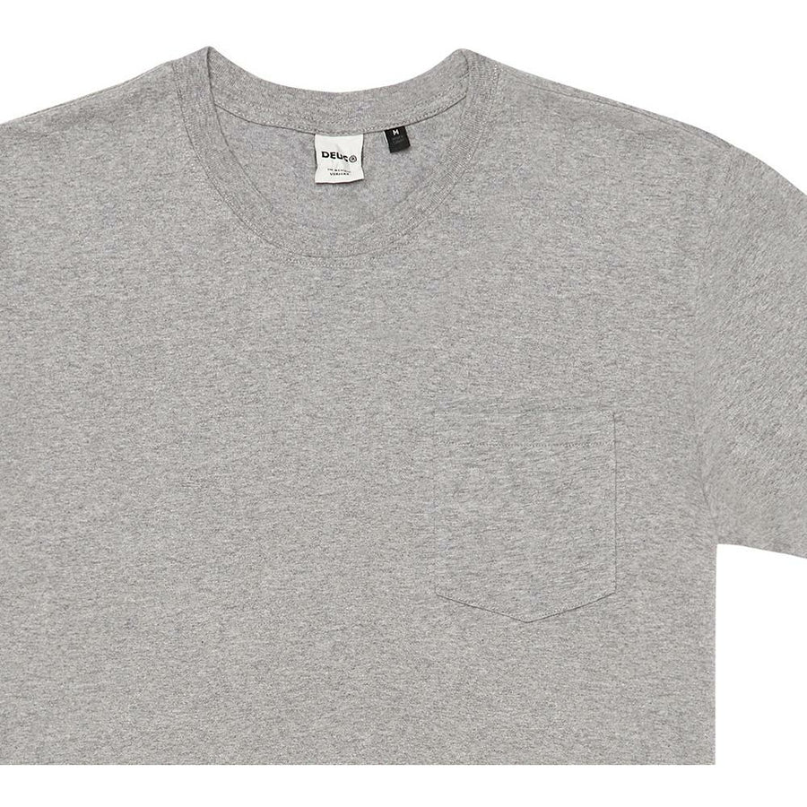 Deus Ex Machina 2 Pack Tees With Pocket - Athletic Grey