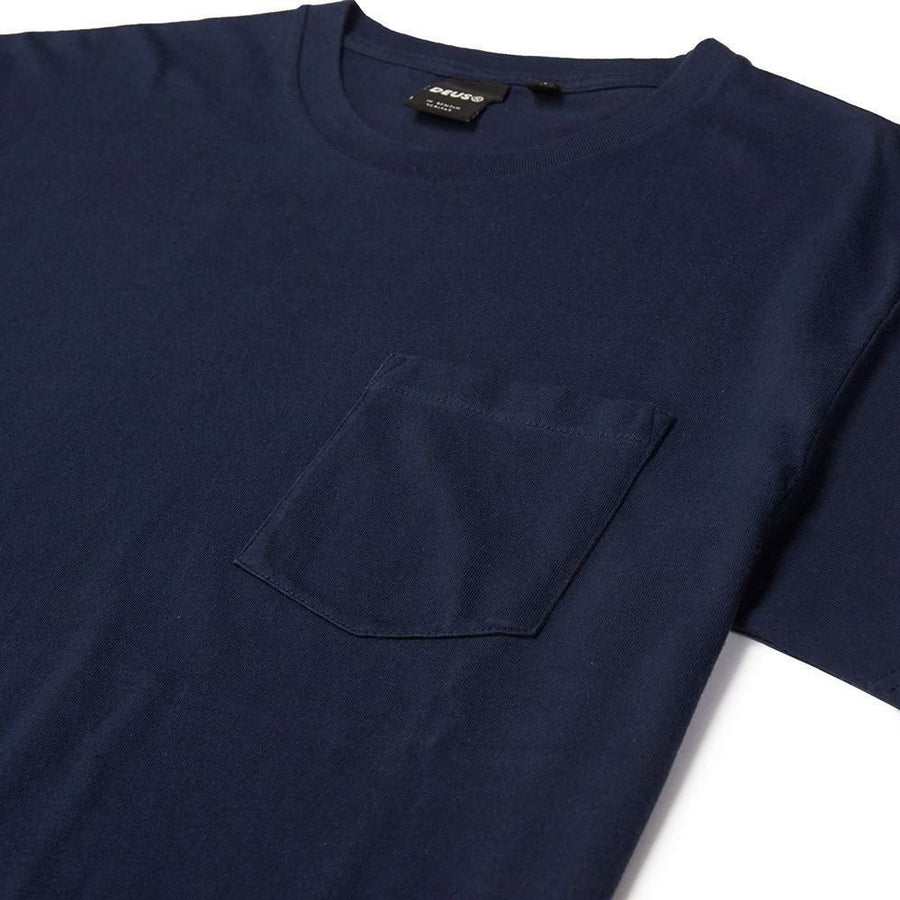 Deus Ex Machina 2 Pack Tees With Pocket - Navy