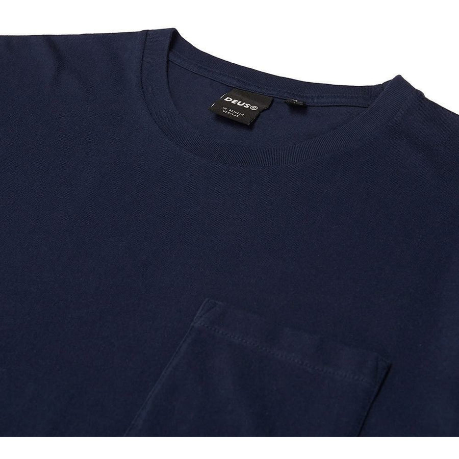 Deus Ex Machina 2 Pack Tees With Pocket - Navy