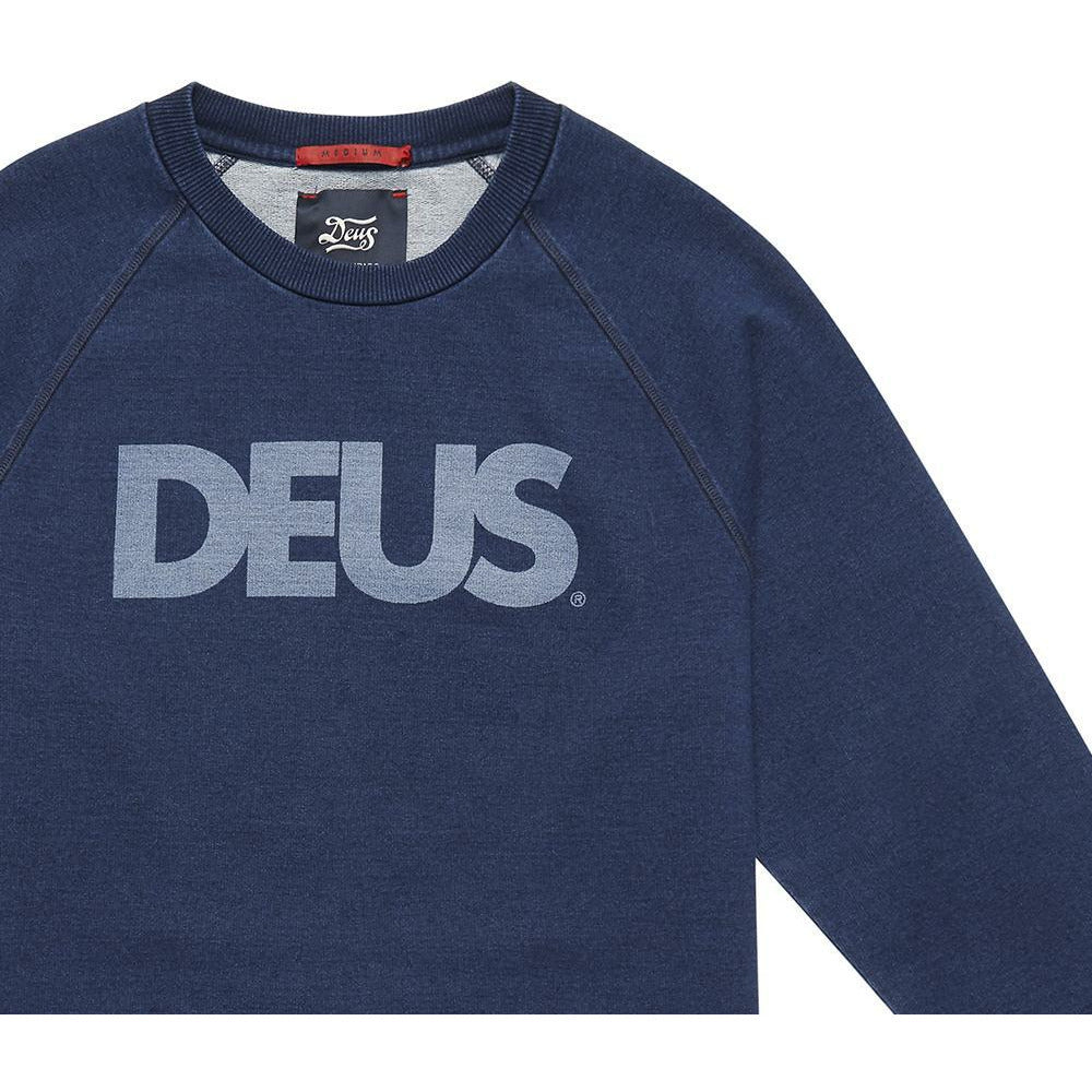 Deus Ex Machina All Caps Crew - Dark Indigo