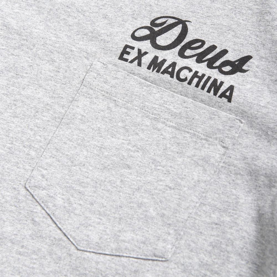 Deus Ex Machina Tokyo Address Tee - Grey Marle