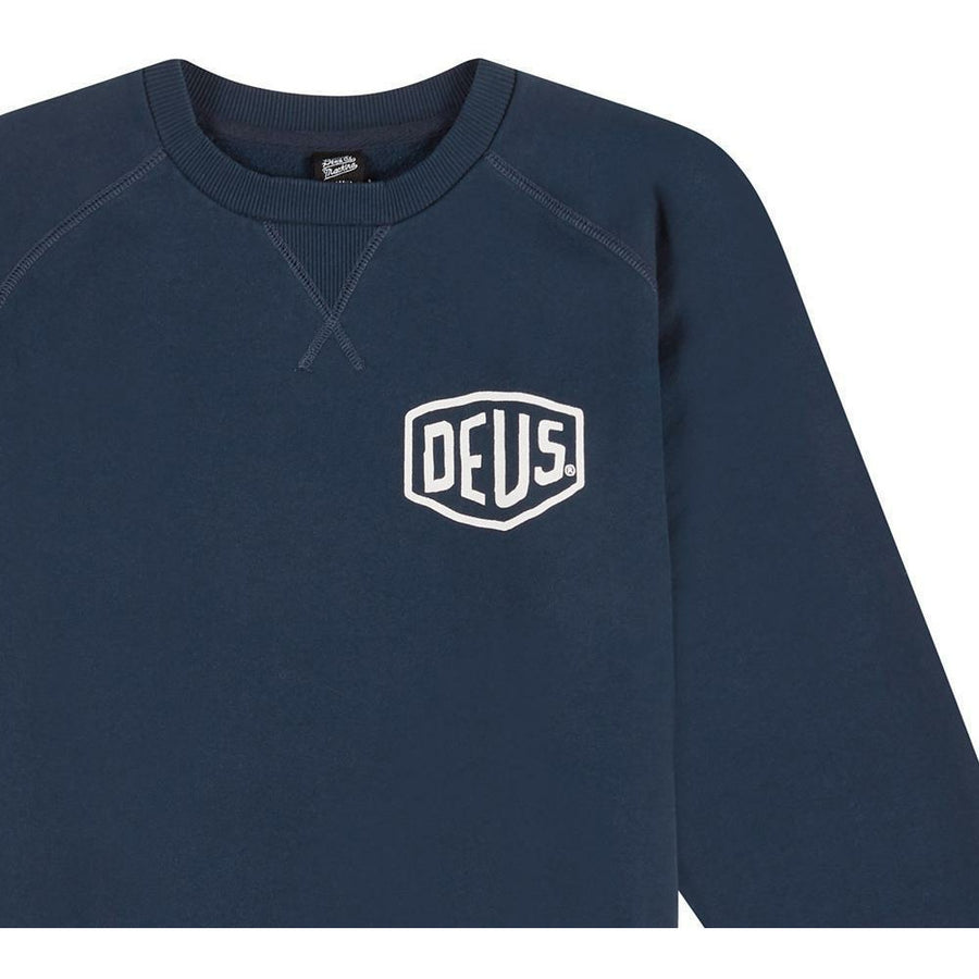 Deus Ex Machina Tokyo Address Crew - Navy