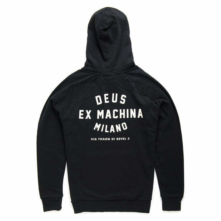 Deus Milano Address Hoodie - Black