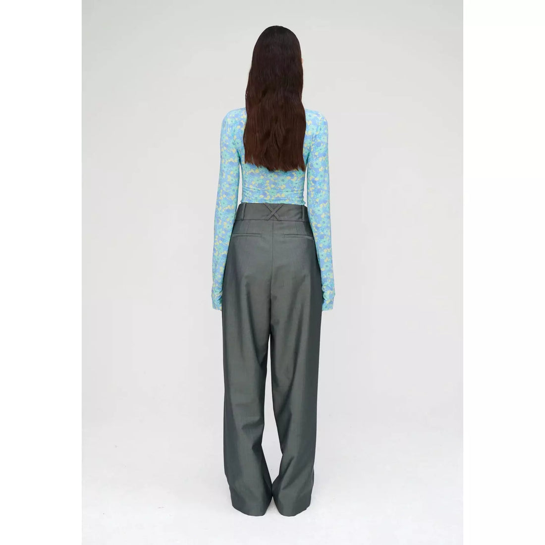 Rohe Fransje Trousers - Dark Mint