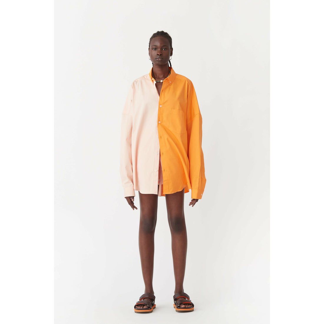 Blanca Harry Shirt - Orange/Peach