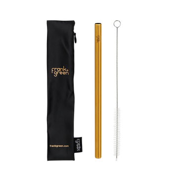 Frank Green Reusable Bottle Straw Pack 20oz/34oz - Midnight Black