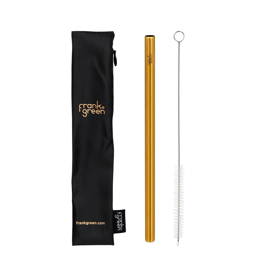 Frank Green Reusable Bottle Straw Pack 20oz/34oz - Midnight Black