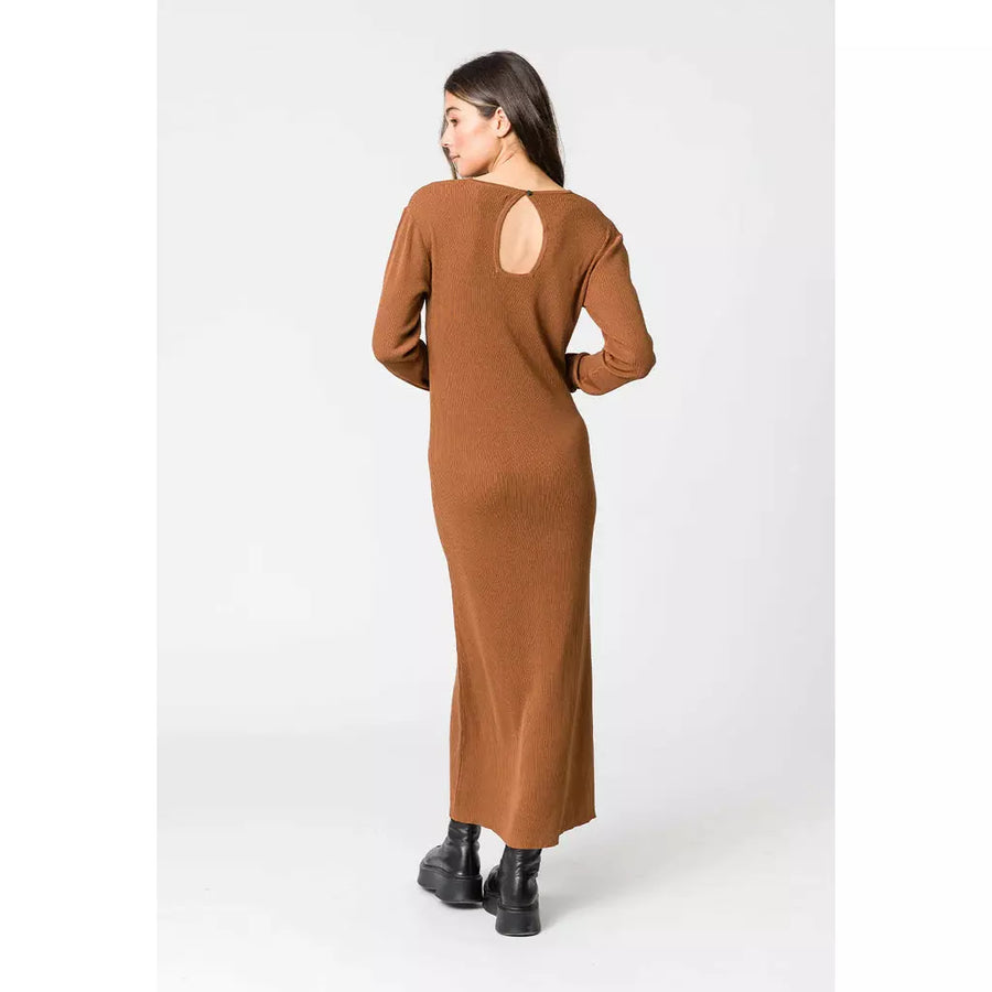 Remain Lou Knit Dress - Nutmeg