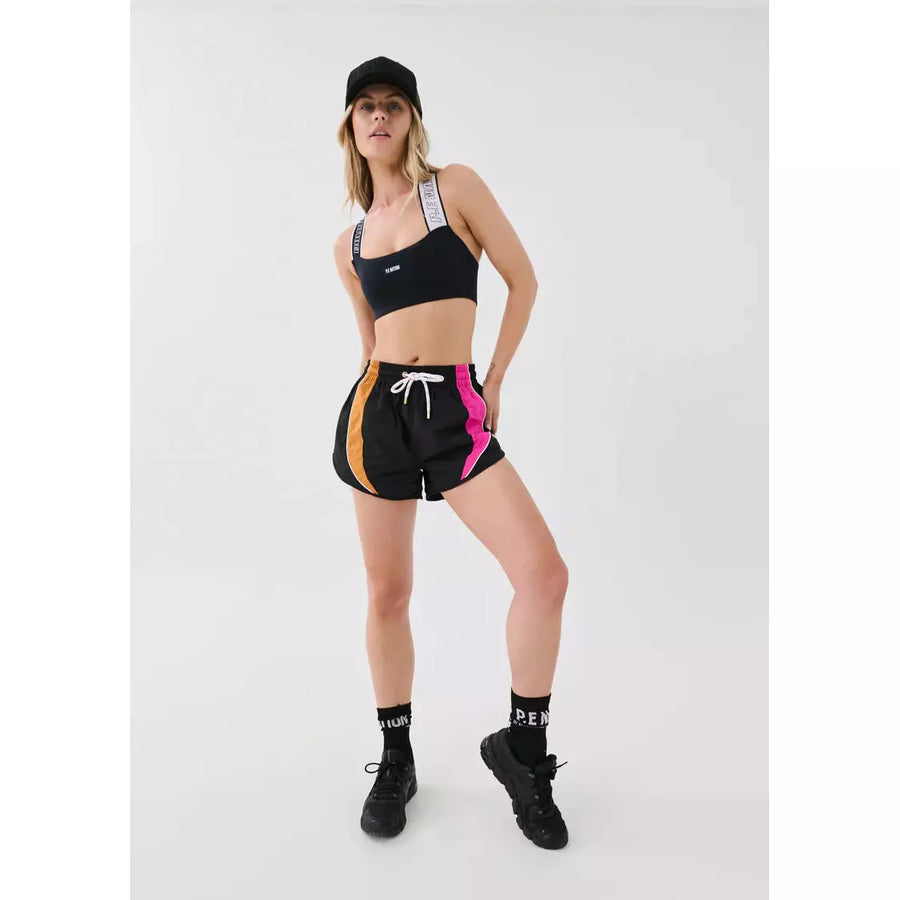 P.E Nation Running Track Short - Black