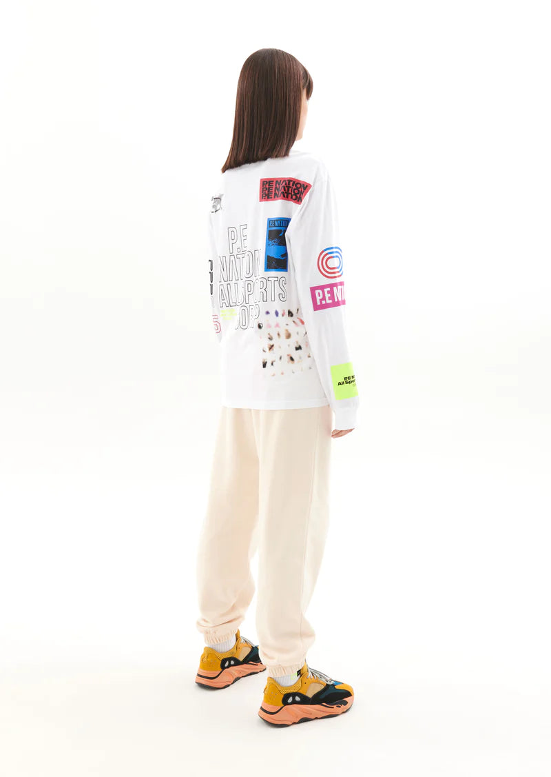 P.E Nation Circuit LS Tee - Optic White