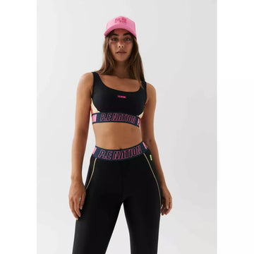 P.E Nation Left Field Sports Bra - Black