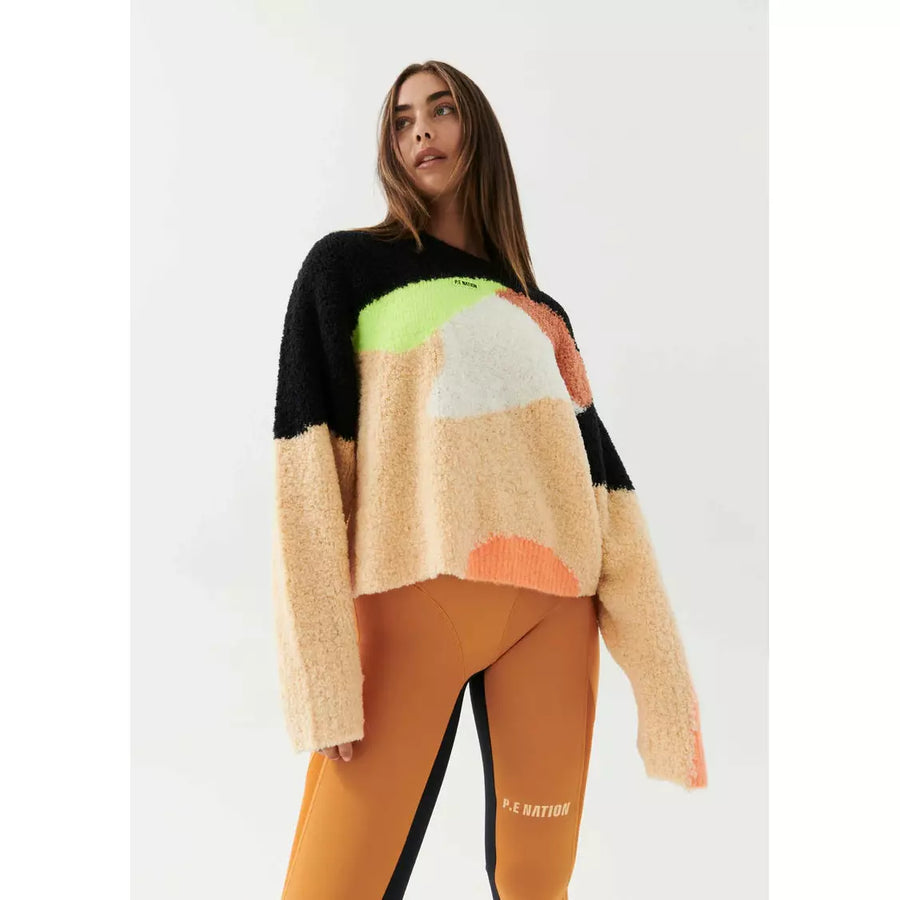 P.E Nation Direction Knit Sweat - Multi