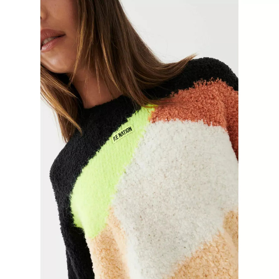 P.E Nation Direction Knit Sweat - Multi