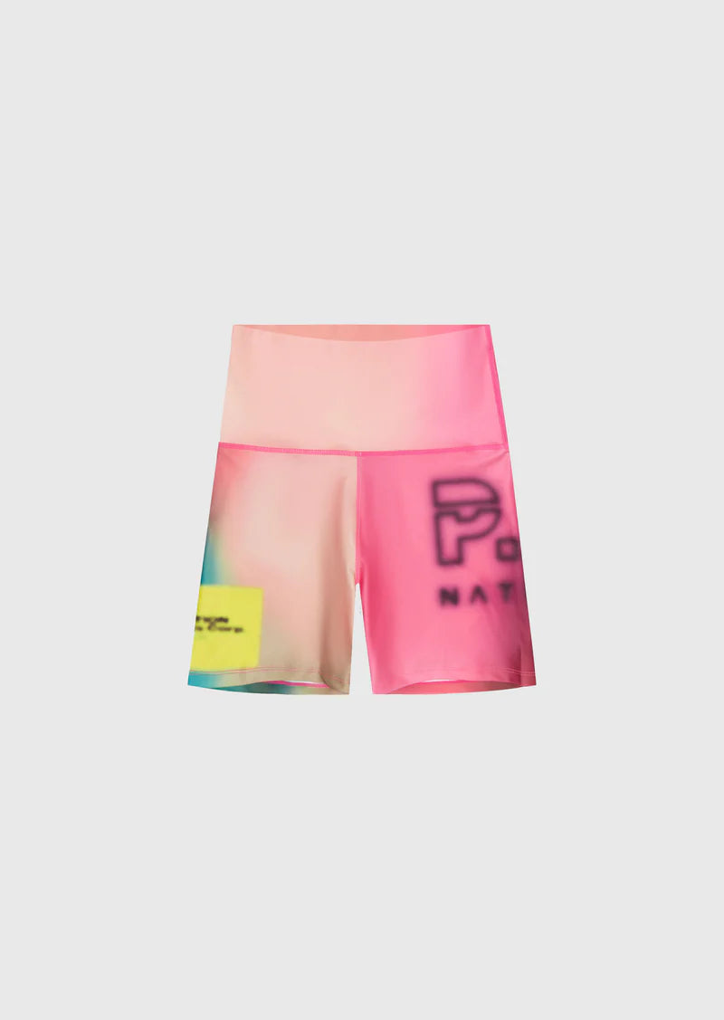 P.E Nation Immersion Bike Short - Blur Print