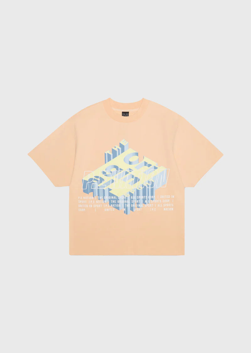 P.E Nation Backspin Tee - Cream Blush