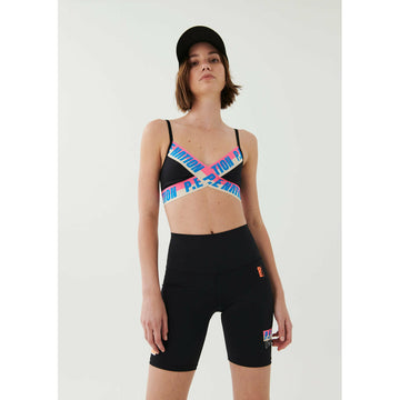 P.E Nation Half Volley Sports Bra - Black