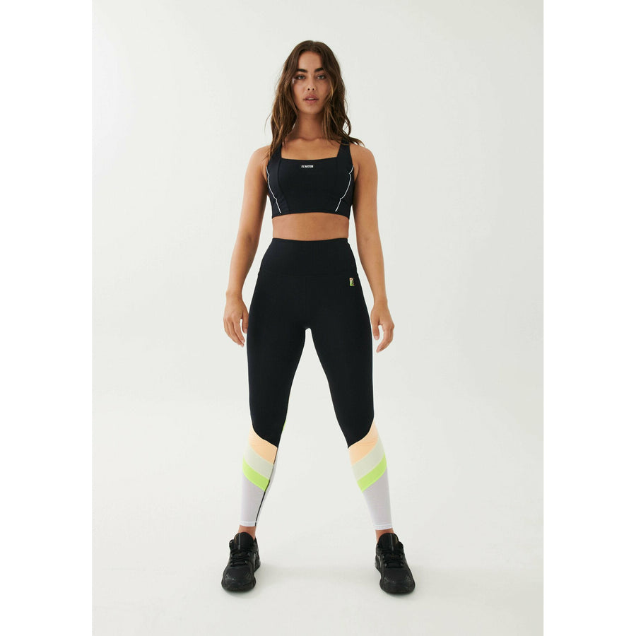 P.E Nation Take Charge Sports Bra - Black
