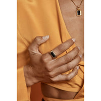 Porter Jewellery Chunky Boyfriend Ring - Gold Vermeil