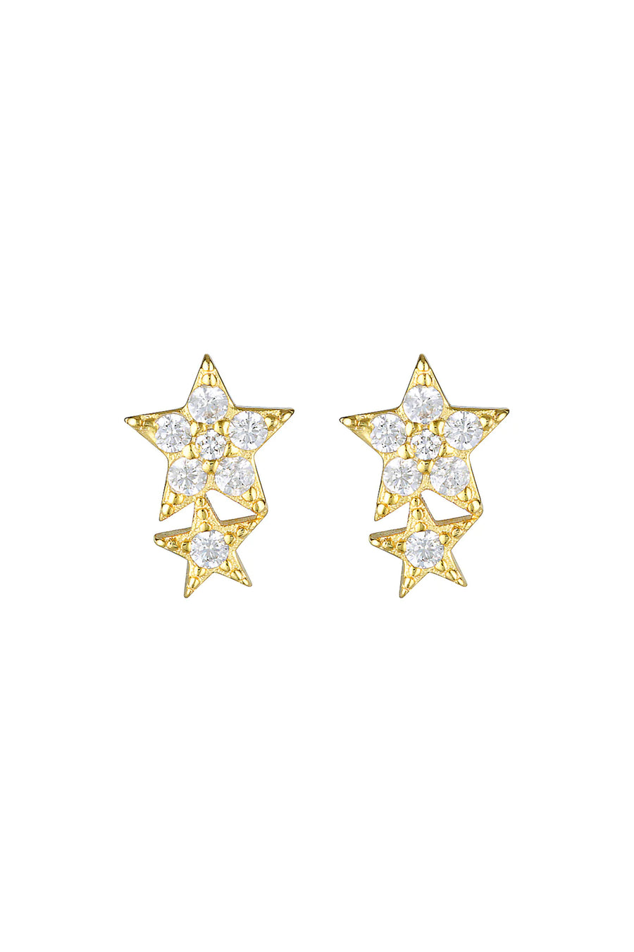 Porter Jewellery Star Studs - Gold Vermeil