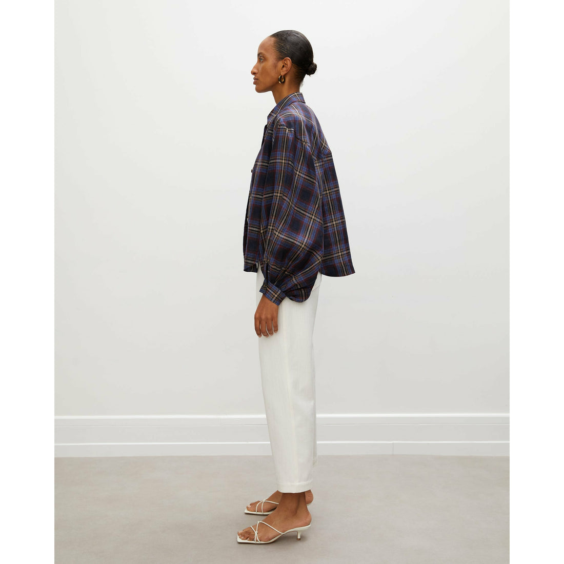 Rohe Ada Blouse - Retro Check