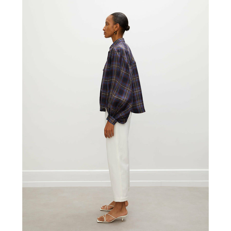 Rohe Ada Blouse - Retro Check