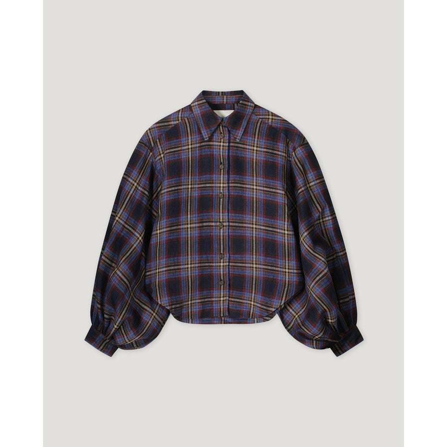 Rohe Ada Blouse - Retro Check