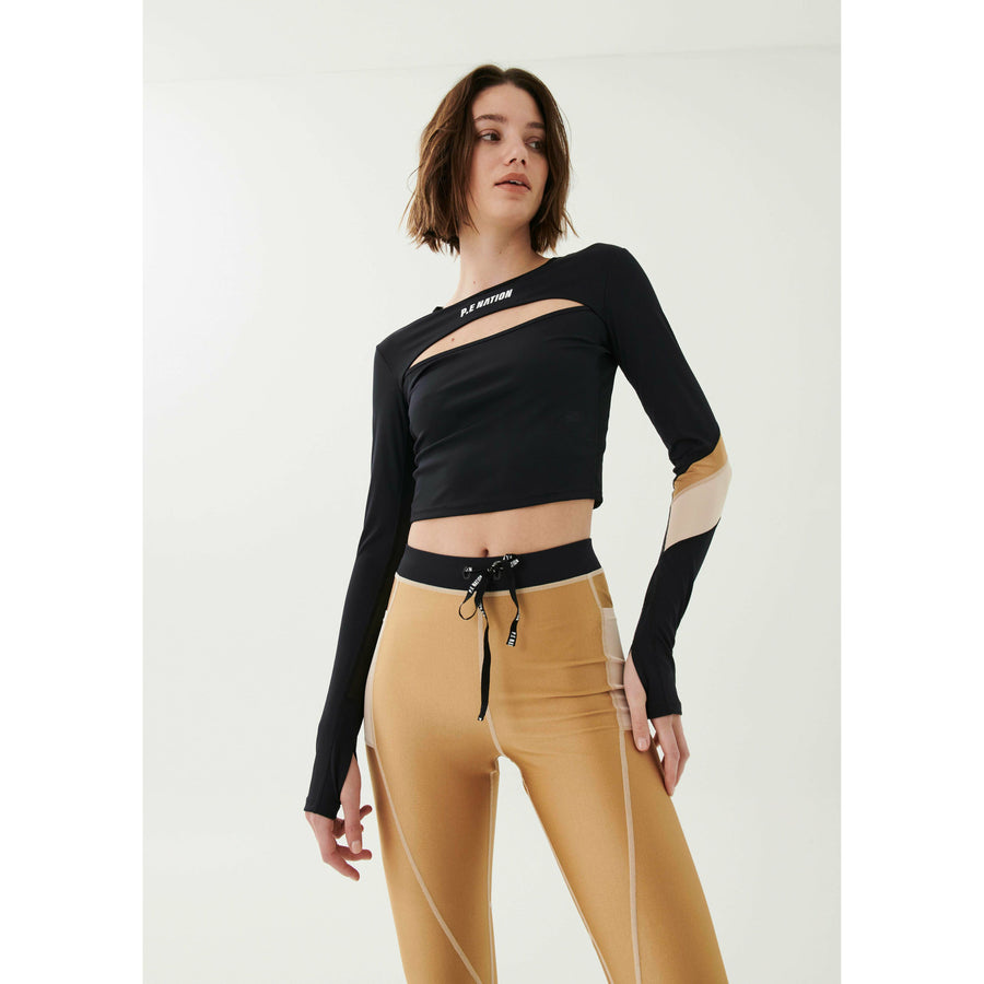 P.E Nation Magnitude LS Top - Black