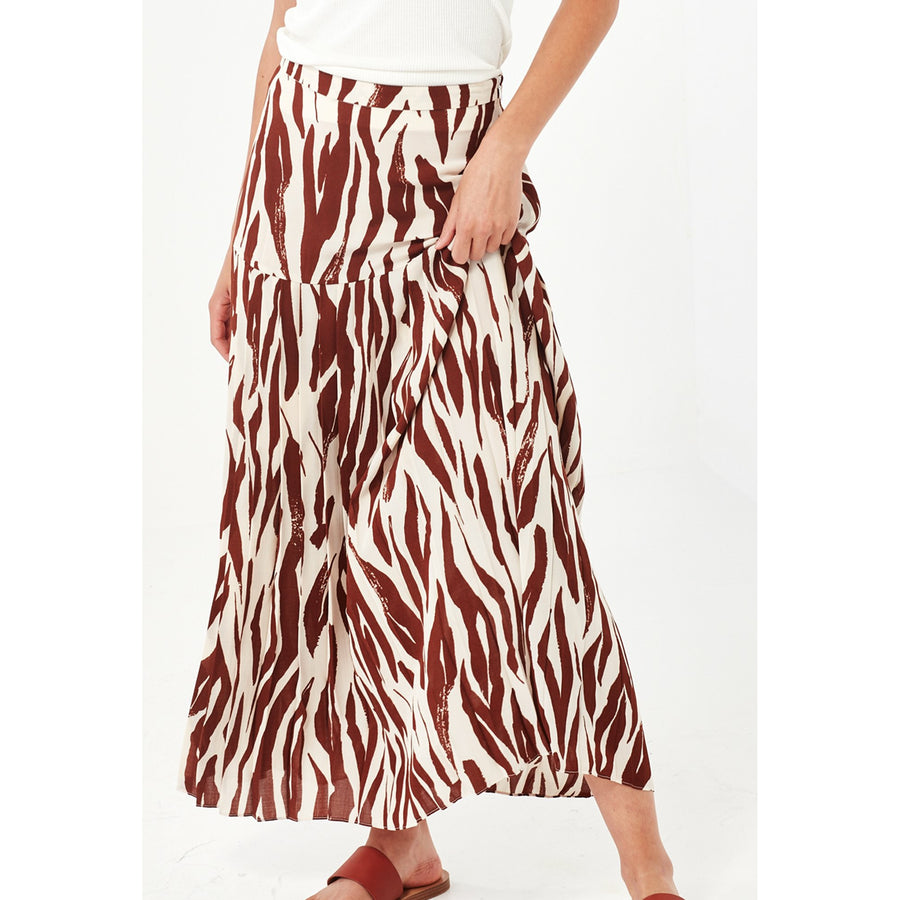 Remain Bowie Skirt - Tan Zebra