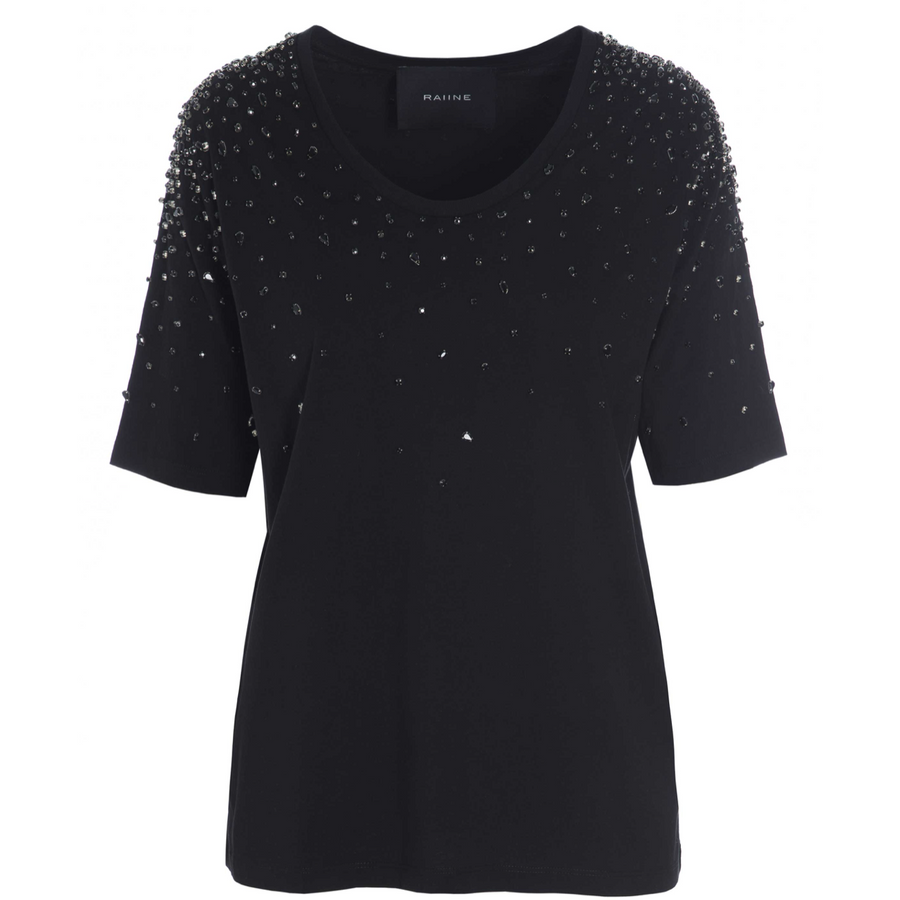 Raiine Foyle Crystal Top - Black