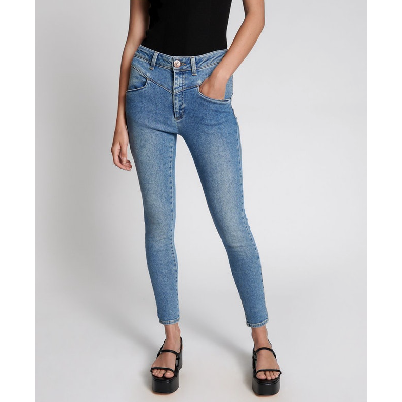 One Teaspoon Preachers High Waist Skinny Jean - Ash Blue