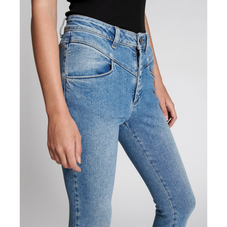 One Teaspoon Preachers High Waist Skinny Jean - Ash Blue