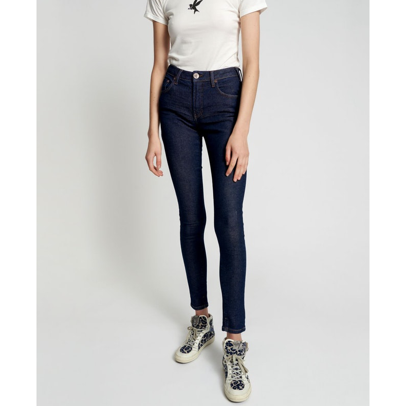 One Teaspoon Freebirds II High Waist Skinny Jean - Raw Blue