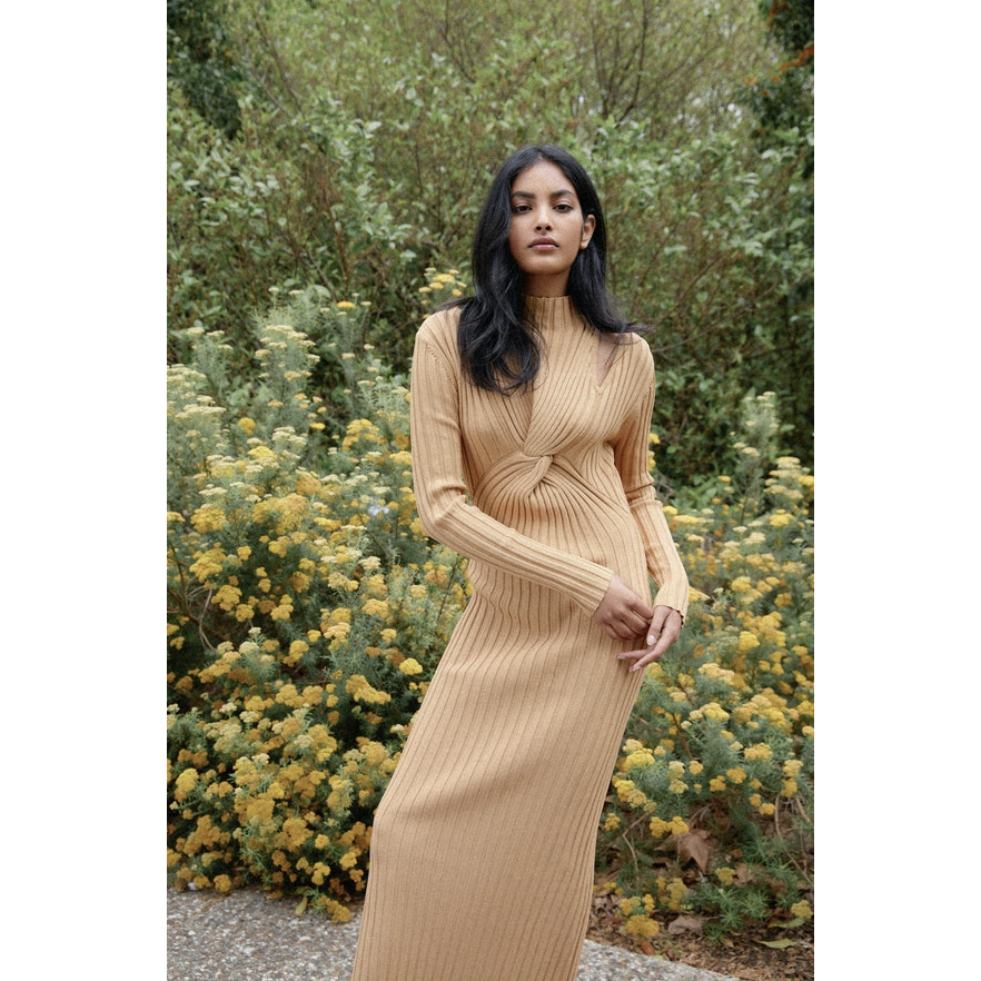 Acler Collins Dress - Nougat