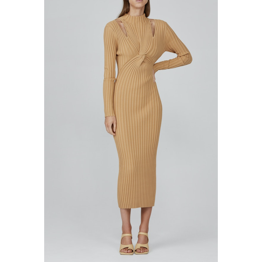 Acler Collins Dress - Nougat