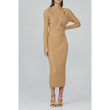 Acler Collins Dress - Nougat