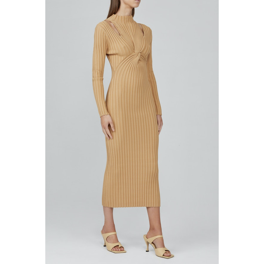Acler Collins Dress - Nougat