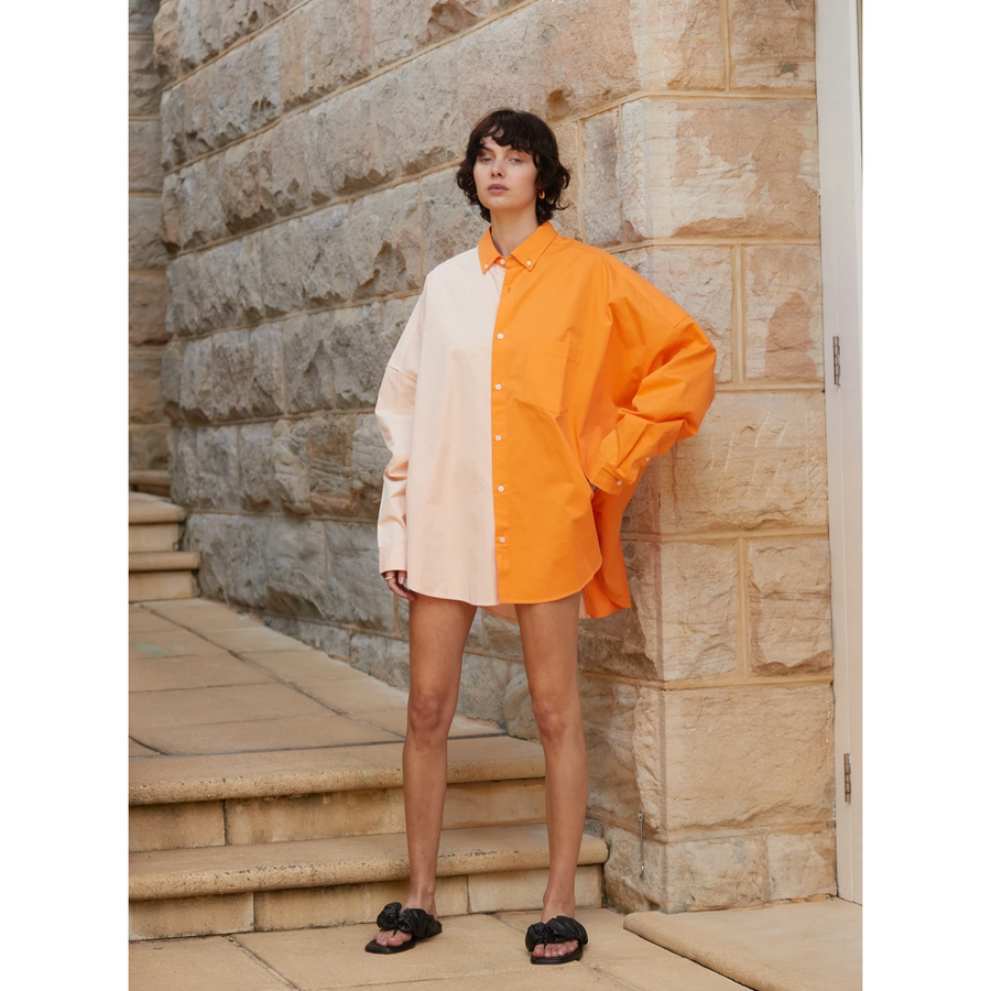 Blanca Harry Shirt - Orange/Peach