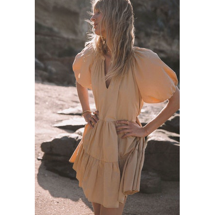 Araminta James Waikiki Dress - Tan