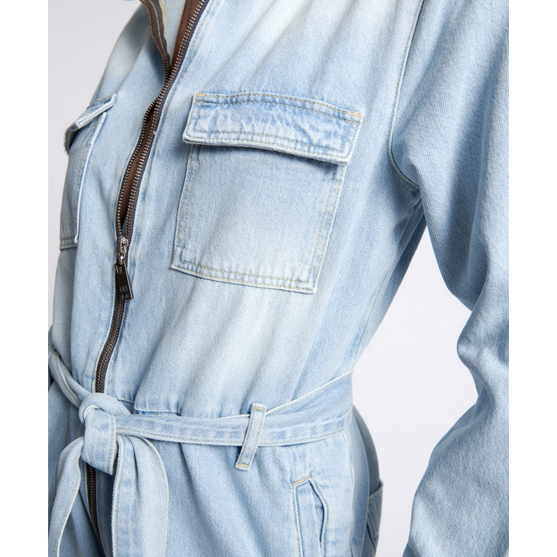 One Teaspoon Claudia Overalls - Angel Blue