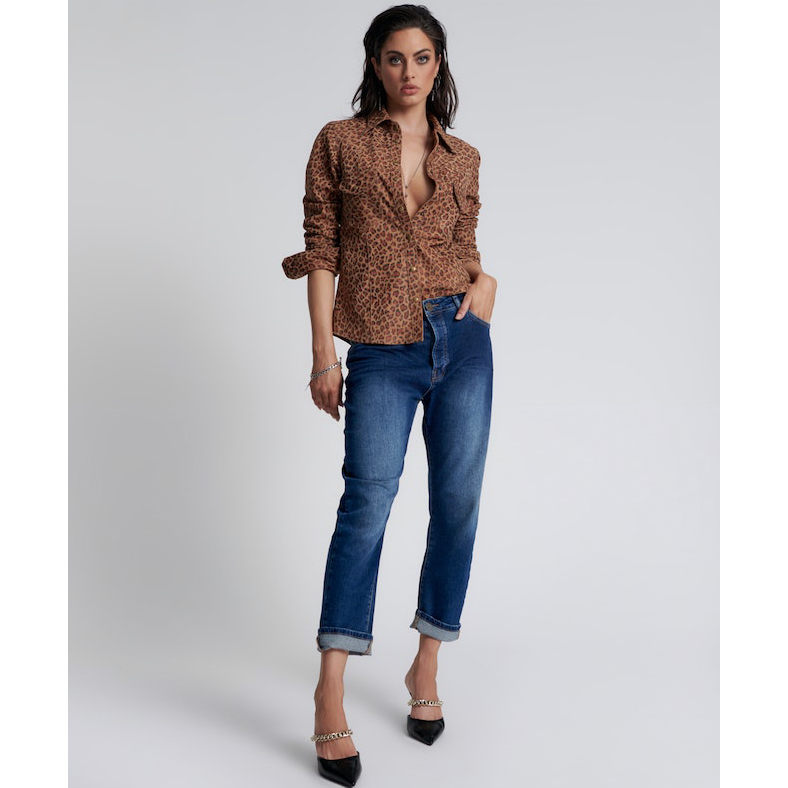 One Teaspoon Luxe Power Blue Bandit Relaxed Jeans - Power Blue
