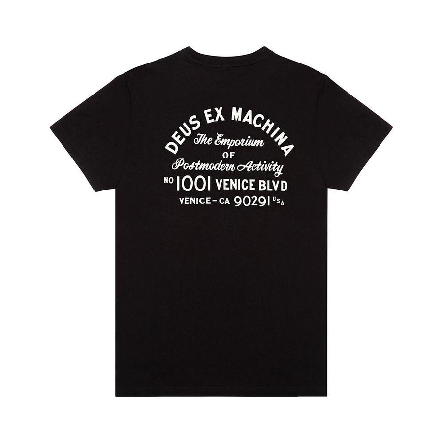 Deus Ex Machina Venice Address Tee - Black