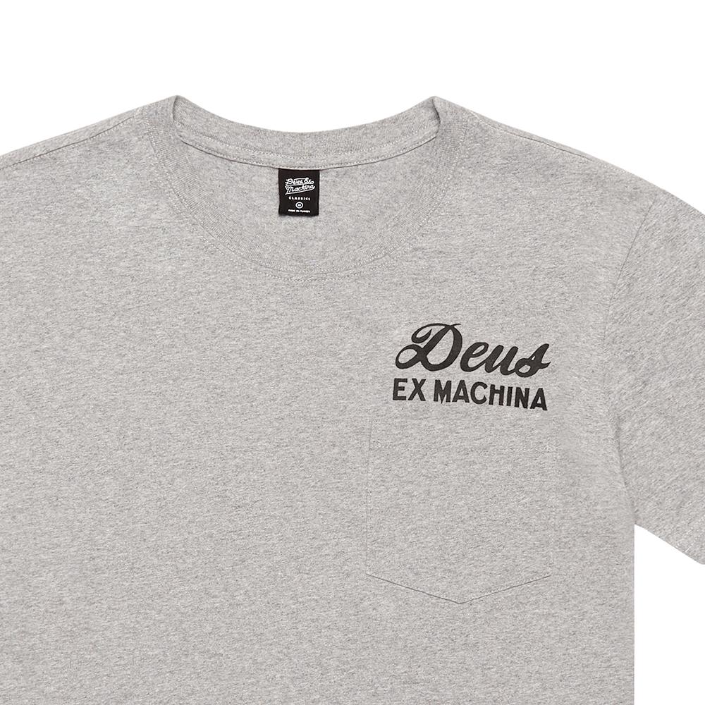 Deus Ex Machina Tokyo Address Tee - Grey Marle