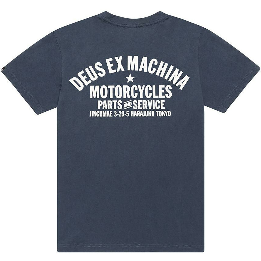 Deus Ex Machina Tokyo Address Tee - Navy