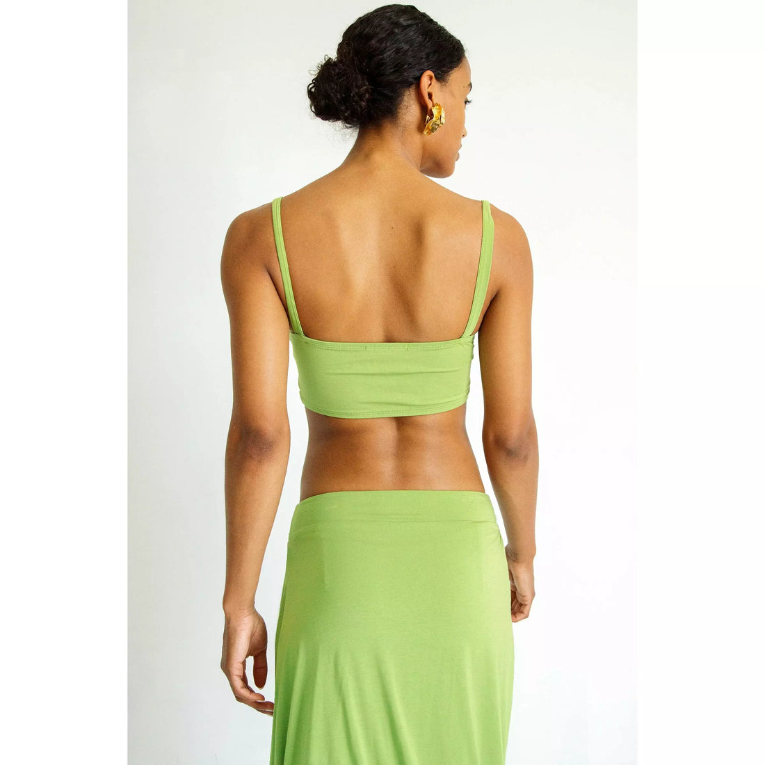 The Line By K Aletti Bra Top - Apple Green