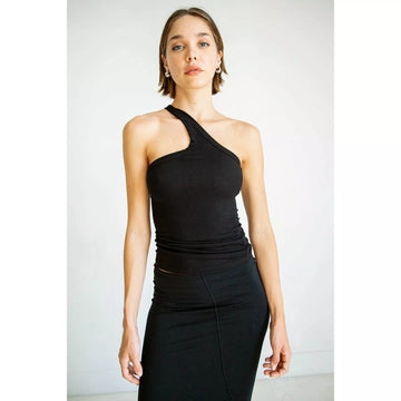 The Line By K Driss Tank Top - Black in